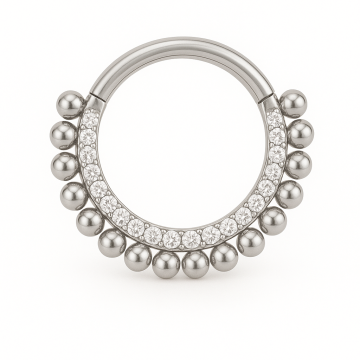 ARGOLA DE AÇO ESP COM ZIRCONIAS 8MM-0