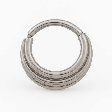 Piercing Titânio Argola Articulada 3 Camadas